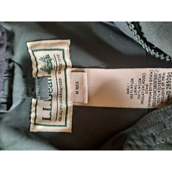 L.L.Bean VTG Men's Green Gore Tex Maine Warden's Parka Coat Winter Jacket Size M - Picture 2 of 6